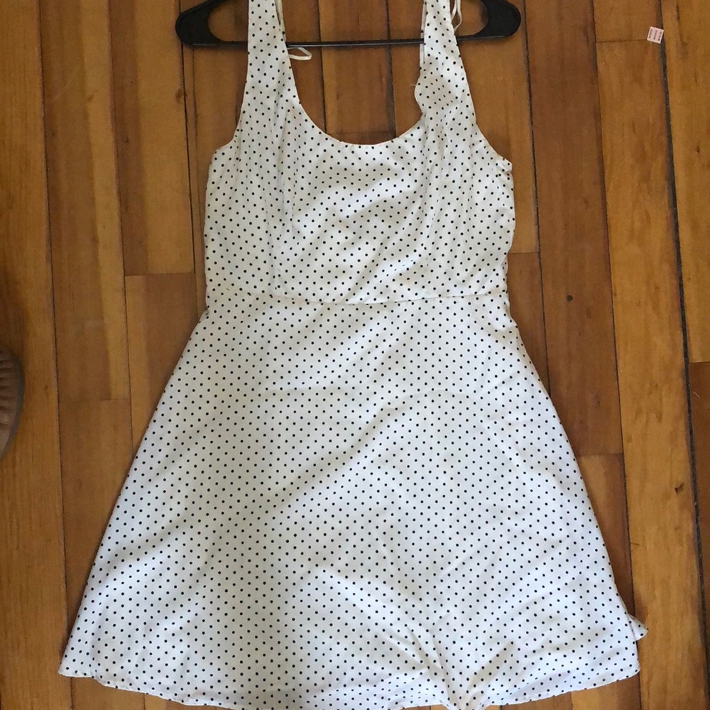 Zara White and black dress